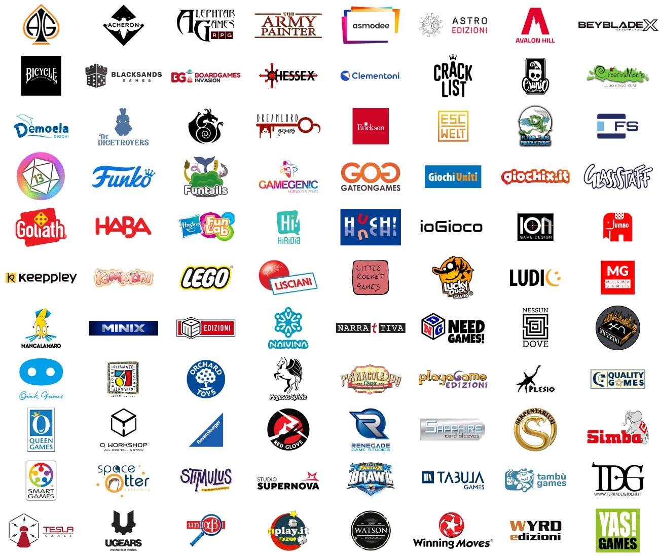 Elenco Marchi e Editori Distribuiti da DungeonDice